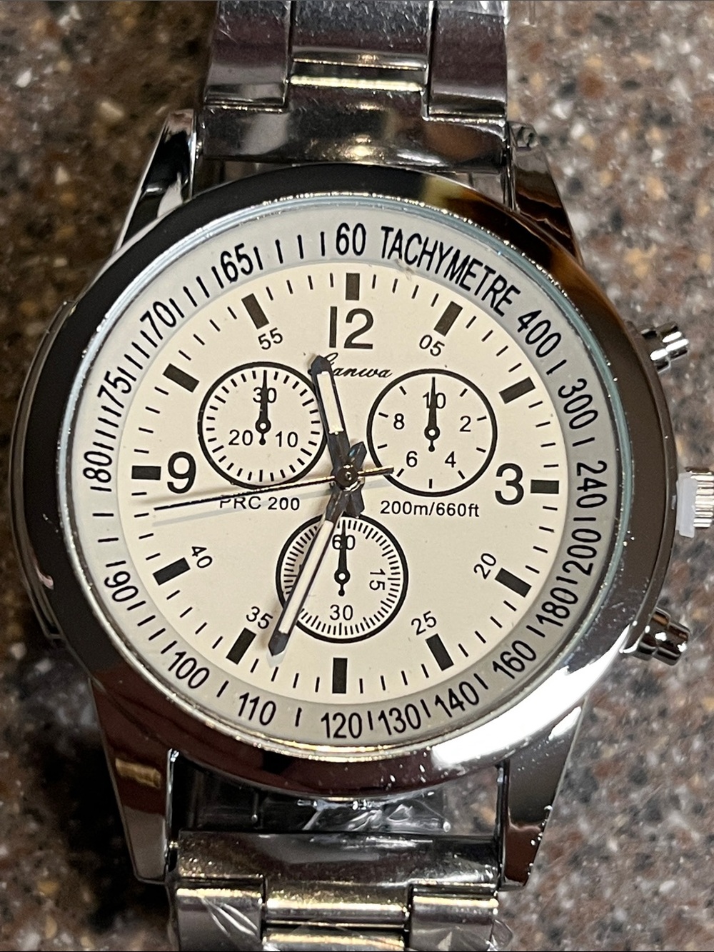 Men’s watch silver tone